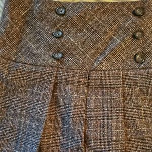 Plaid Pleated United Colors of Benetton Skirt